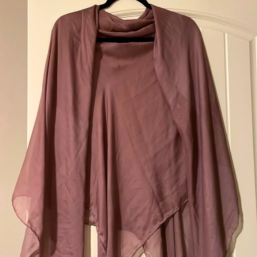Silky Mauve Women's Wrap Scarf